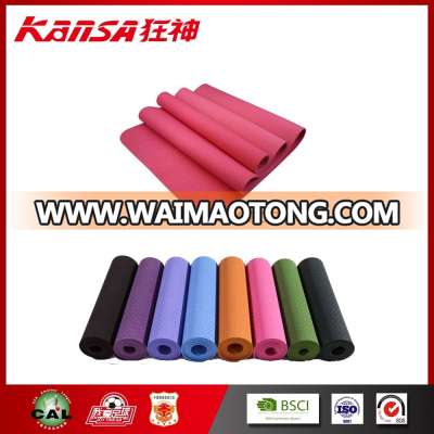 Kansa-0769 Wholesale Custom Logo Professional Branded Colorful Exercise Yoga Mat